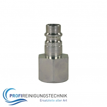 Hochdruckschnellkupplung / Stecknippel aus Stahl vernickelt